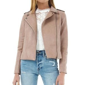 BB Dakota Vegan Leather Snake Jacket